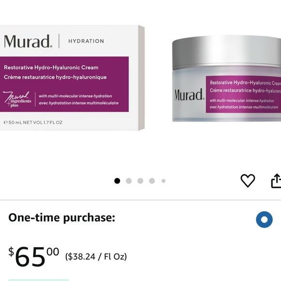 Murad hydration doctor recommended step 3 face cream